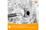 سایز پروب سرعت سنج باد تستو TESTO 416