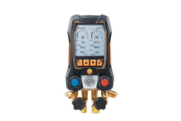 فشارسنج تفاضلی تستو TESTO 570s _ گیج منیفولد 4 شیر